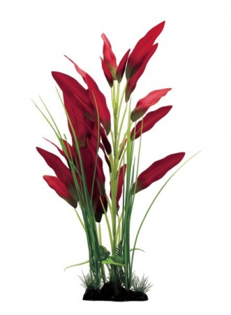ArtUniq Echinodorus Red 40 - Искусственное растение из шелка Эхинодорус красный, 40 см 