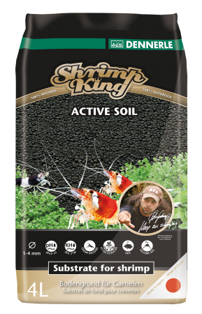 Грунт Dennerle Shrimp King Active Soil 4л
