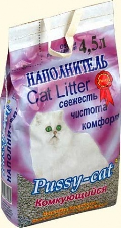 Наполнитель Pussy-Cat 2,5л для котят