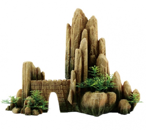 ArtUniq Castle Rock - Декоративная композиция из пластика "Замок в скале", 42x14x33 см 