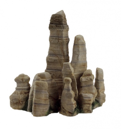 ArtUniq Hewn Rock S - Декоративная композиция из пластика "Обтёсанные скалы", 24,5x15x25,5 см 