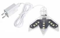 ALEAS Аквариумный светодиодный светильник X1 LEDx9, 4W, белый